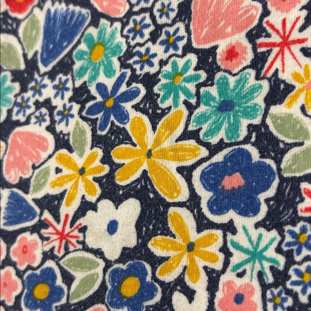 Girls Ok!e Dokie Colorful Floral Dress size 5T Spring/Summer